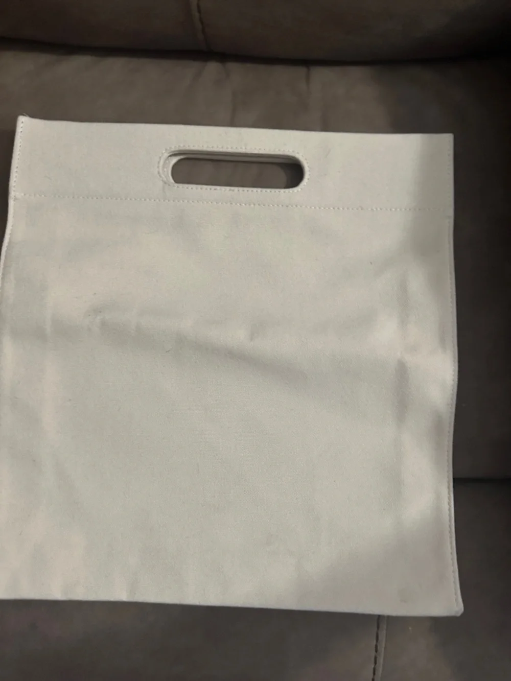 Dior Homme off White Canvas Logo Tote with Black Print - Picture 3 of 4